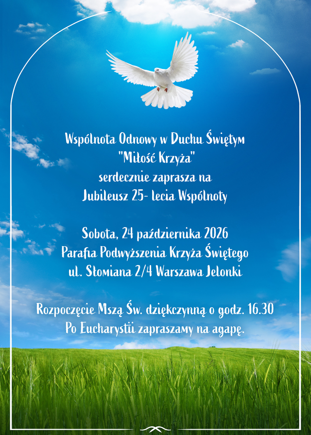 25-lecie wspólnoty "Miłość Krzyża"